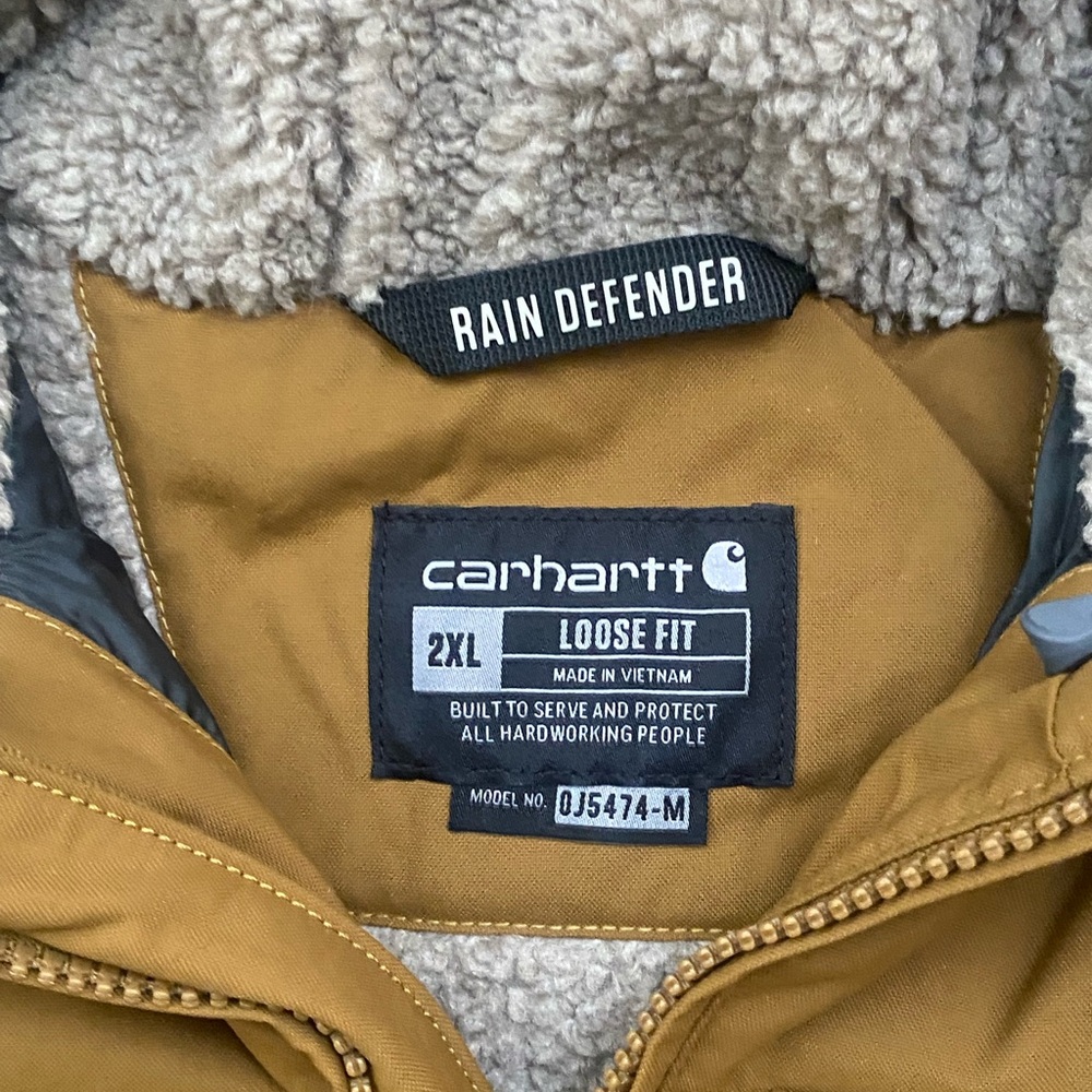 Carhartt Men's Montana Loose Fit Insulated Jacket Brown Size 2XL‎ - Picture 5 of 8
